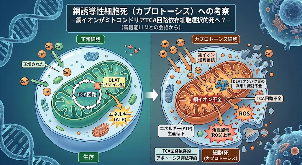 🟩生命科学に思うー「仮説：銅誘導性細胞死（カプロトーシス）への考察