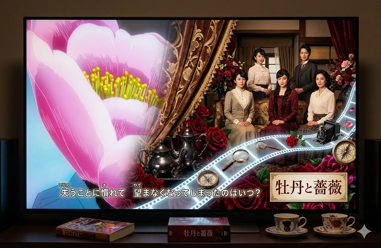 二周目【奇跡の同期】2026年Netflixに『牡丹と薔薇』が実装！？コナン