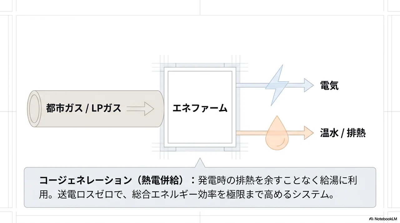 家庭用燃料電池「エネファーム」完全解説：原理から創蓄連携の導入戦略