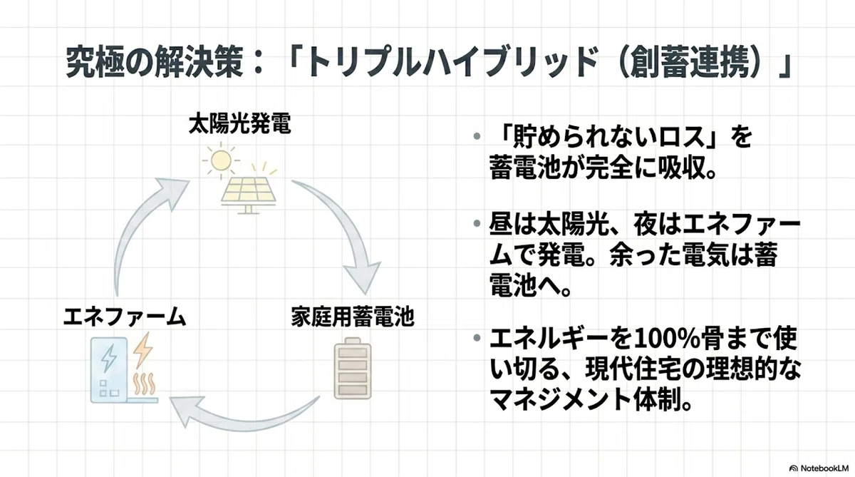 家庭用燃料電池「エネファーム」完全解説：原理から創蓄連携の導入戦略 