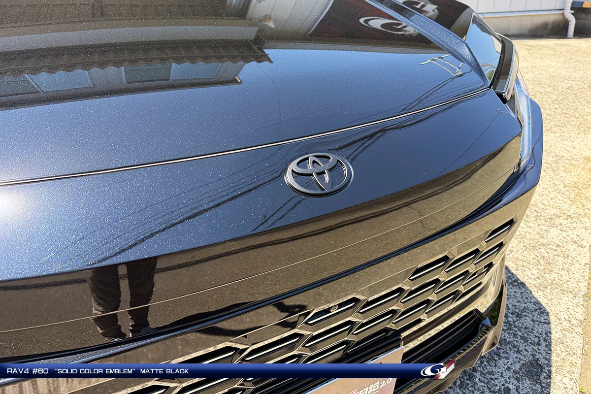 60RAV4「マットブラック」エンブレムデアソベ♬｜Grazio&Co.社長日記2.0