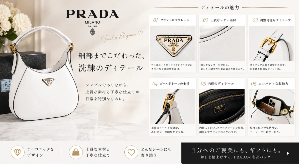 期間限定特別価格】PRADA（プラダ）｜洗練された毎日に寄り添う。上質