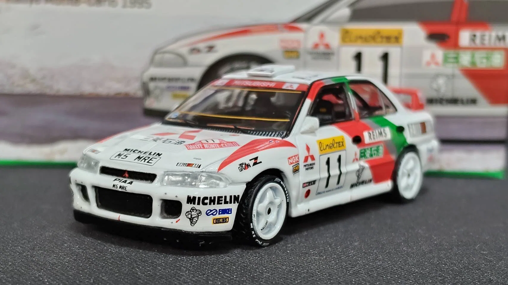 【世界限定 2000枚】ミナリマ the Bowtruckle Sketch Tarmac Works GLOBAL64 1/64 Mitsubishi Lancer Evolution Ⅱ Rallye