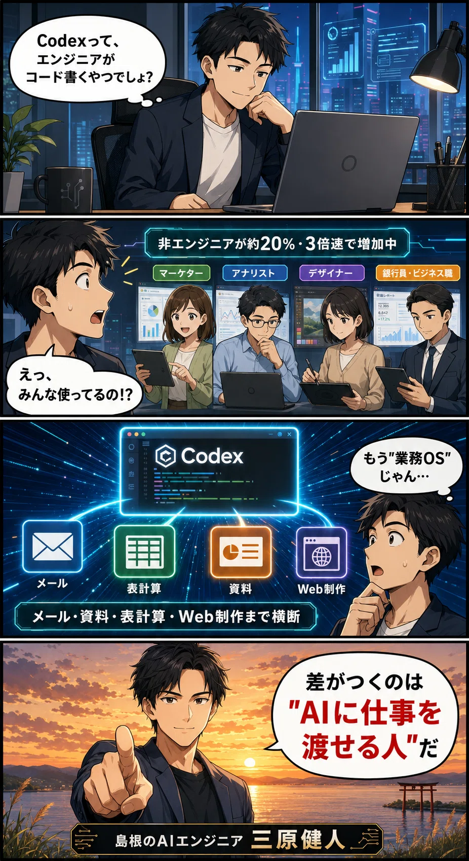 2026年最新】Codexはもうエンジニア専用じゃない｜AIが「仕事そのもの