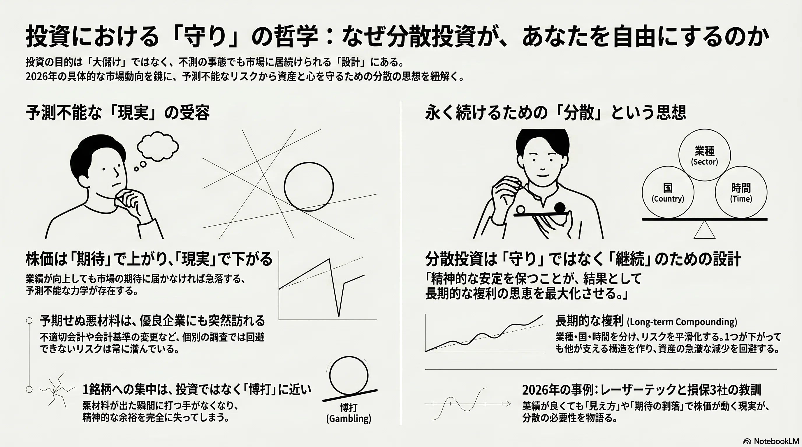 なぜ分散投資をしたほうがいいのか？1銘柄集中投資の怖さを最新事例