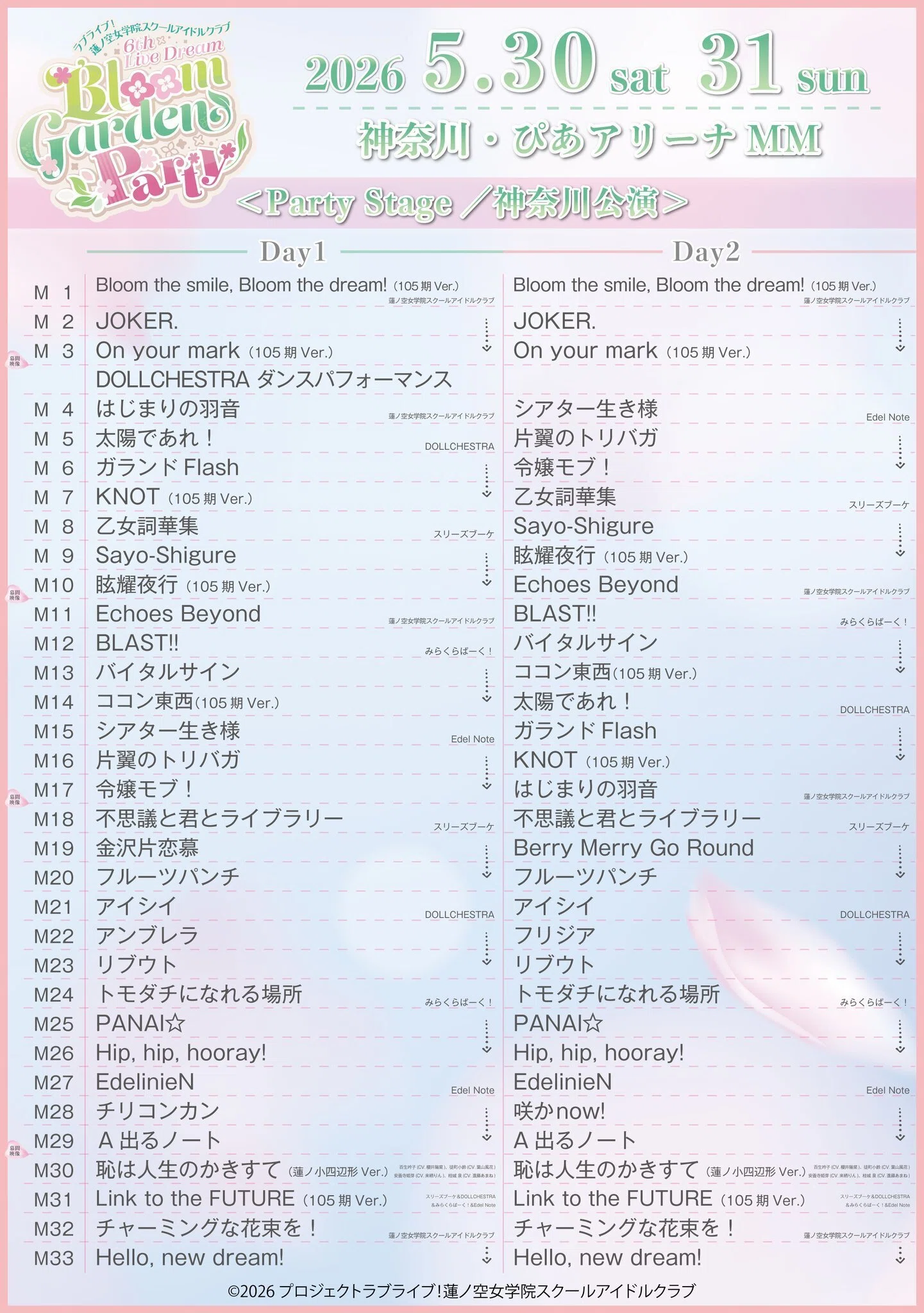 蓮ノ空6th Live Dream PartyStage/神奈川公演感想】大ハッピーエンド