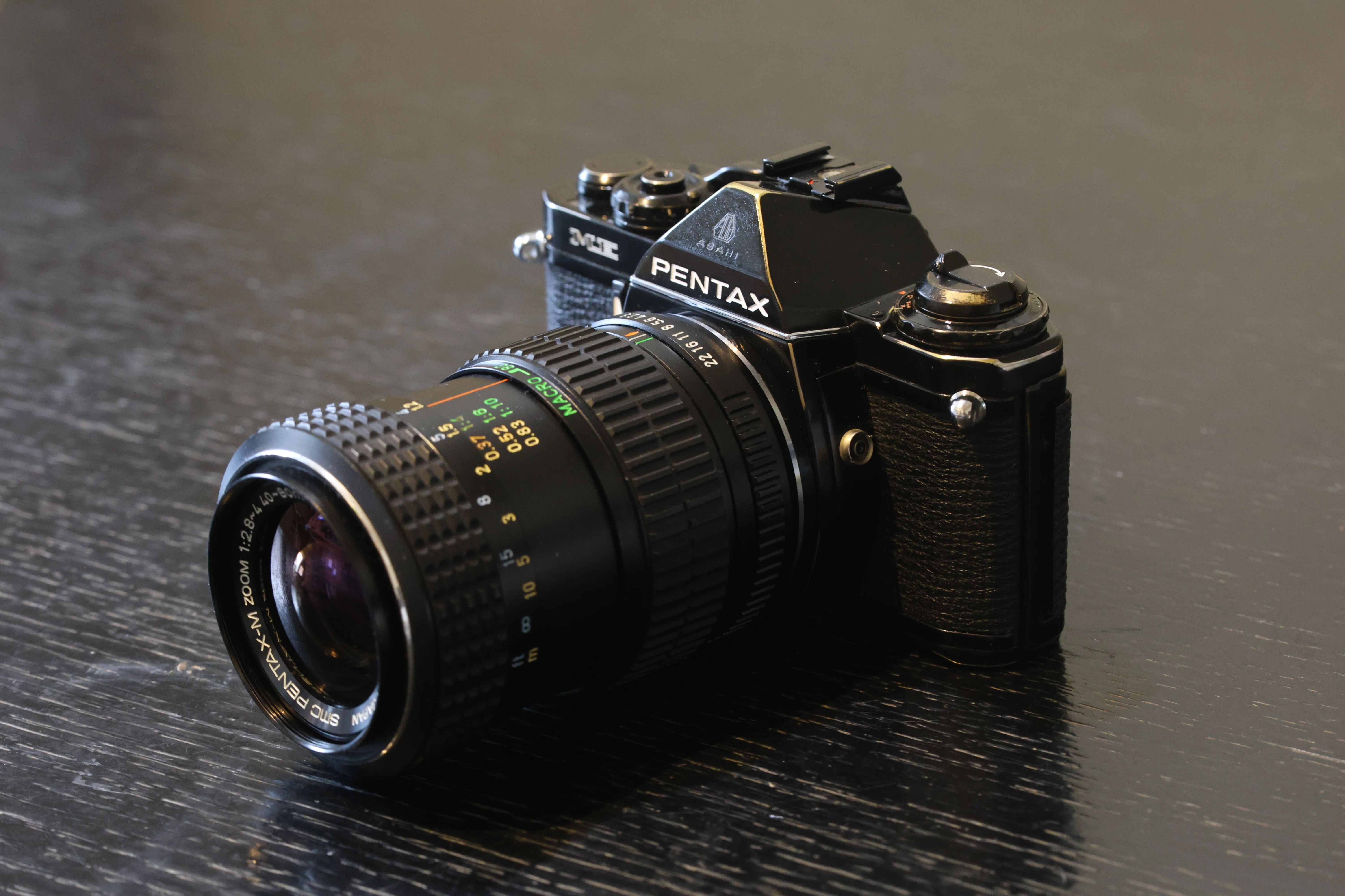 PENTAX ME レンズ付き PENTAX ME Vintage Black ズームレンズ付き｜ideal_squid6717