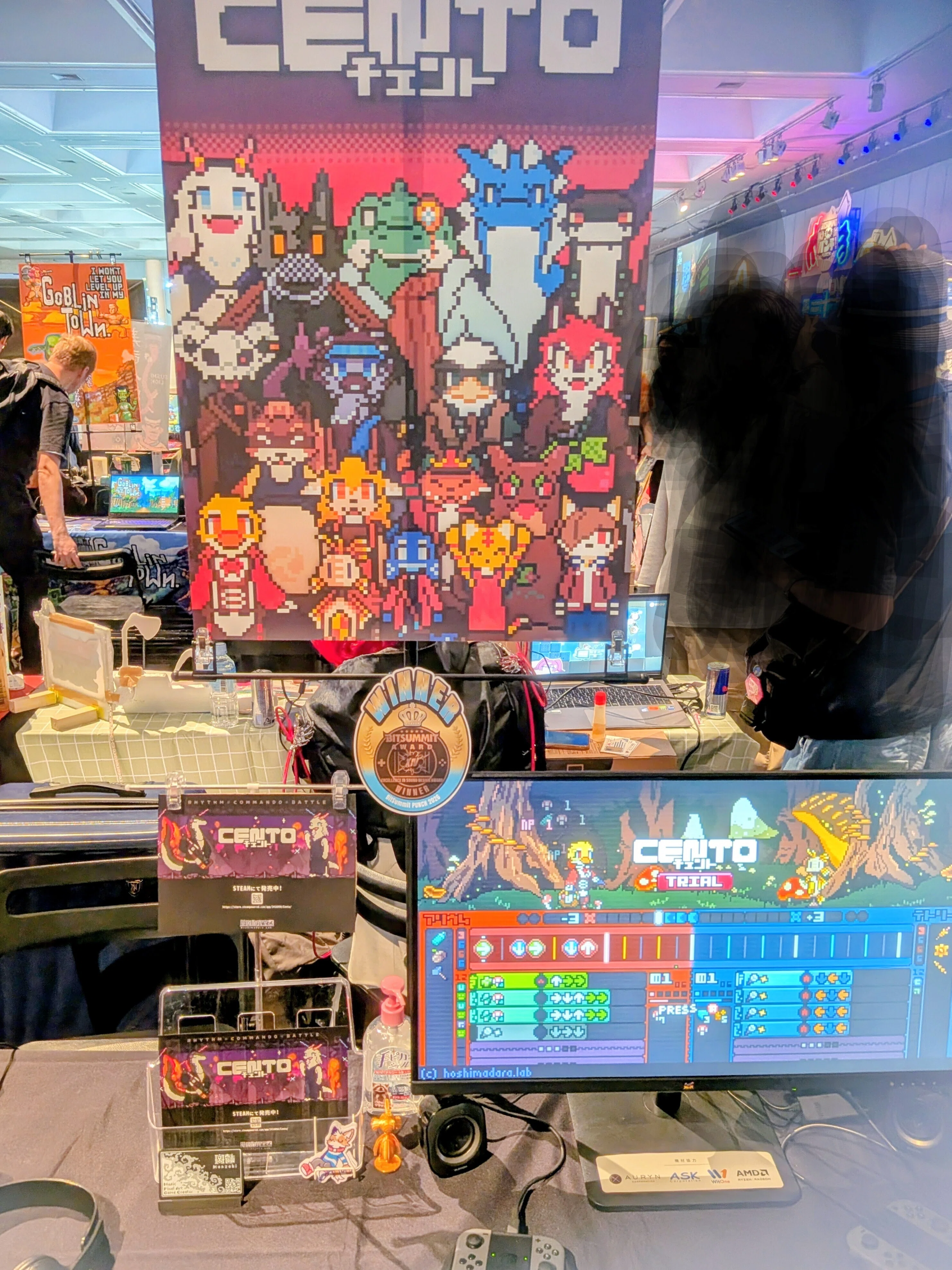 BitsummitPunch【DEATH A LIVE】のブースをお手伝いしてきた話｜くわぽん