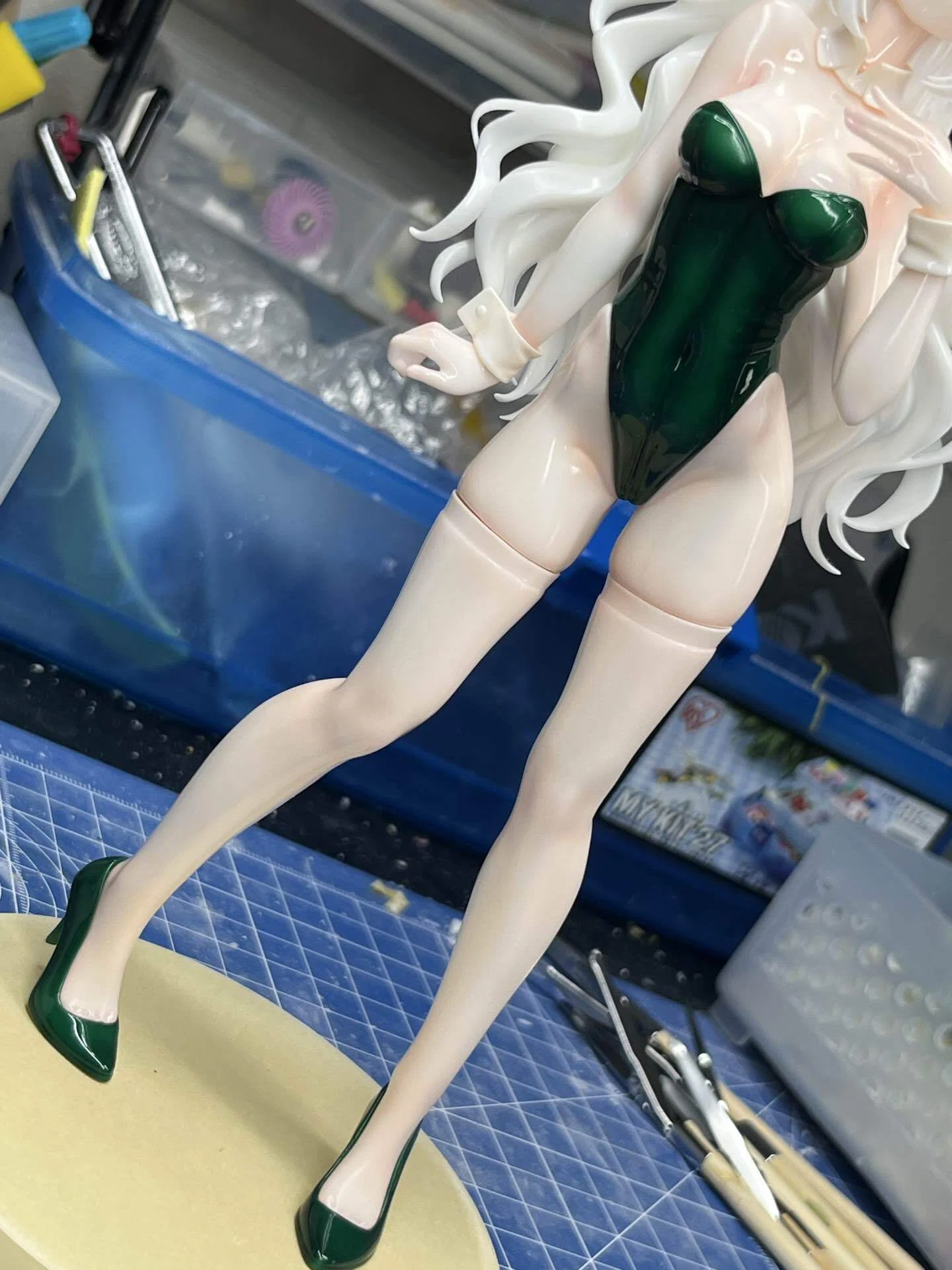 ガレージキット ブルーアーカイブ ミヨ（バニー） 制作｜お茶漬け