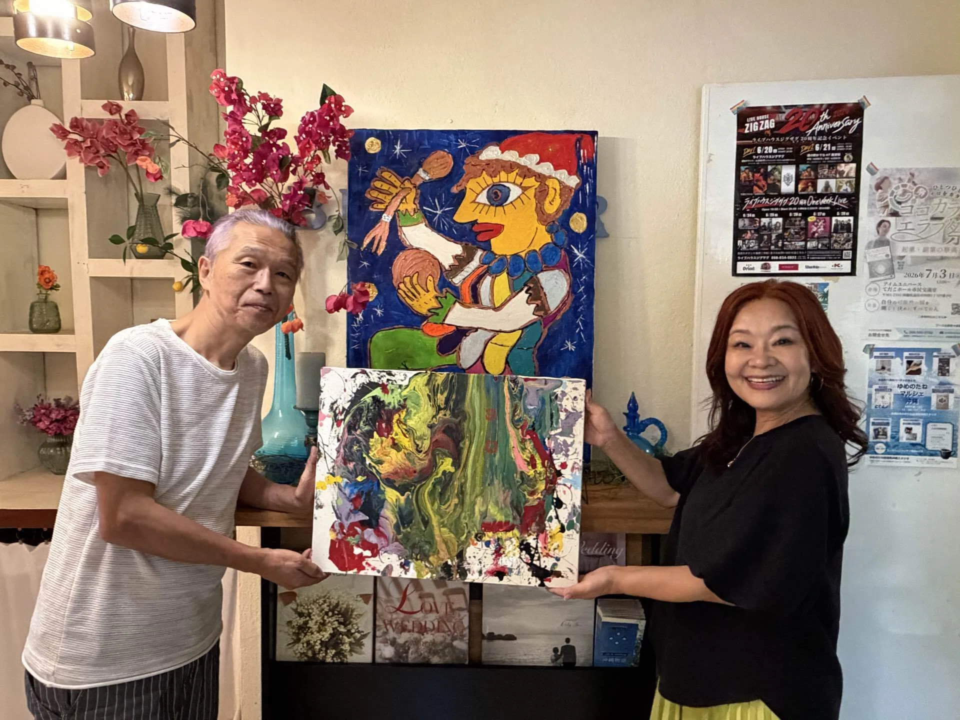 沖縄のピカソ小波津有希」幸運を呼ぶダウン症画家