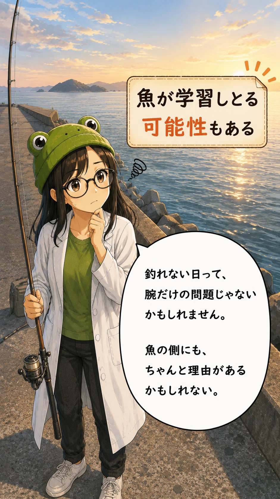 その魚、1年前の針を覚えとるかも。スレは一年以上続く？｜かえる-fishing