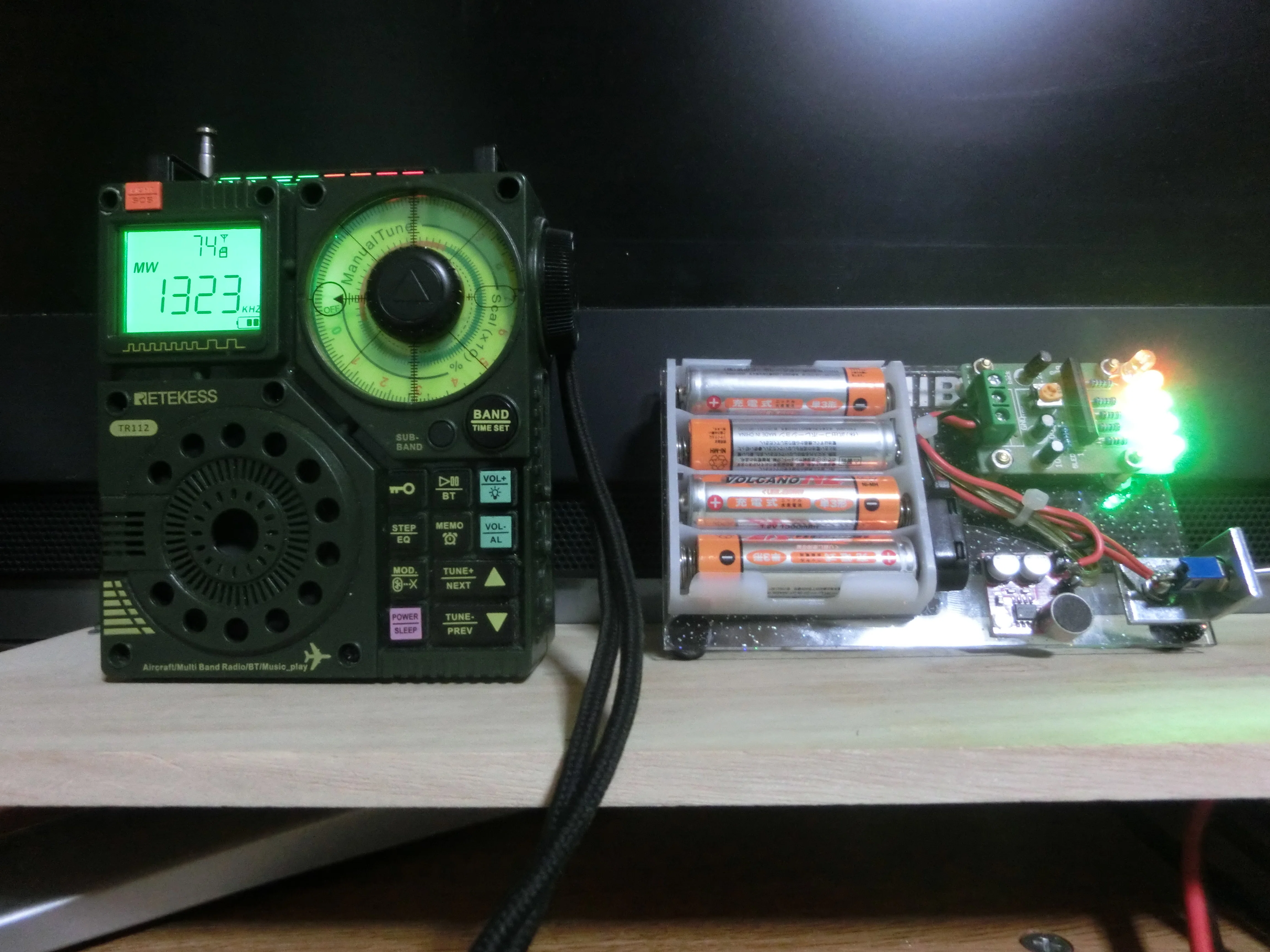 自作 ステレオVUメーター213号機（ＬＲ一体コンパクトタイプ） LED式小型VUメーターの電子工作キットを製作して完成させてみた｜ご