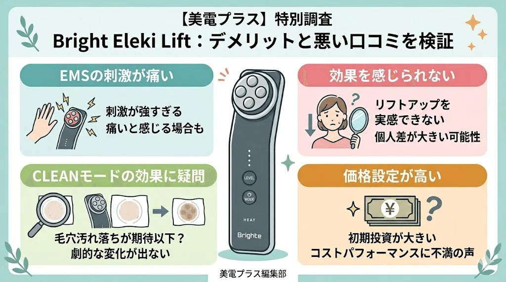 買う前に絶対見て！】ブライトエレキリフトの悪い口コミは本当？リアル