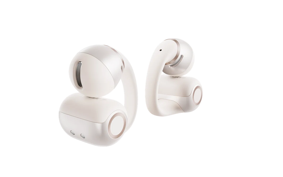 Shokz OpenDots 2とOpenDots Airを普段着コーデでレビュー。白い