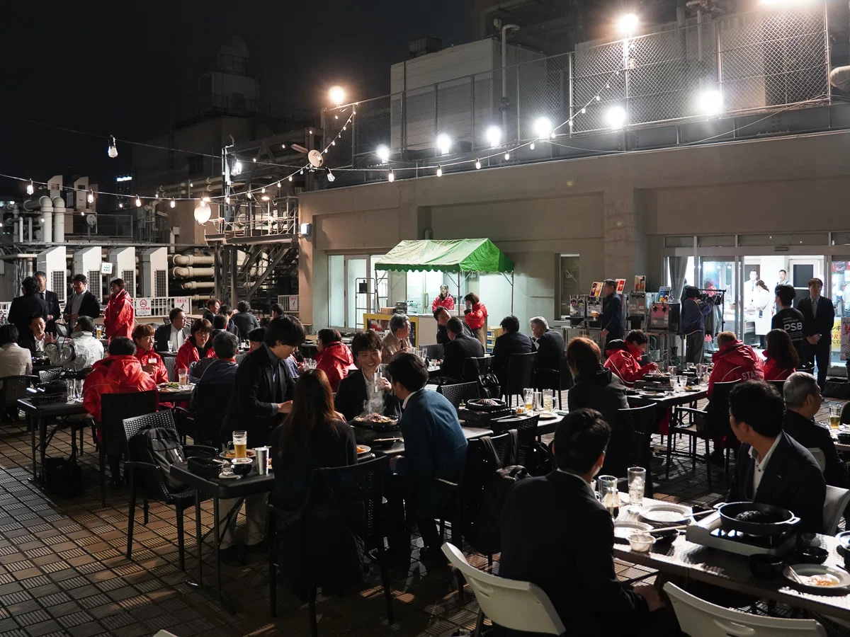 藤崎で恒例屋上ビアガーデン 大手4社9種と日替わり4種のクラフトビール