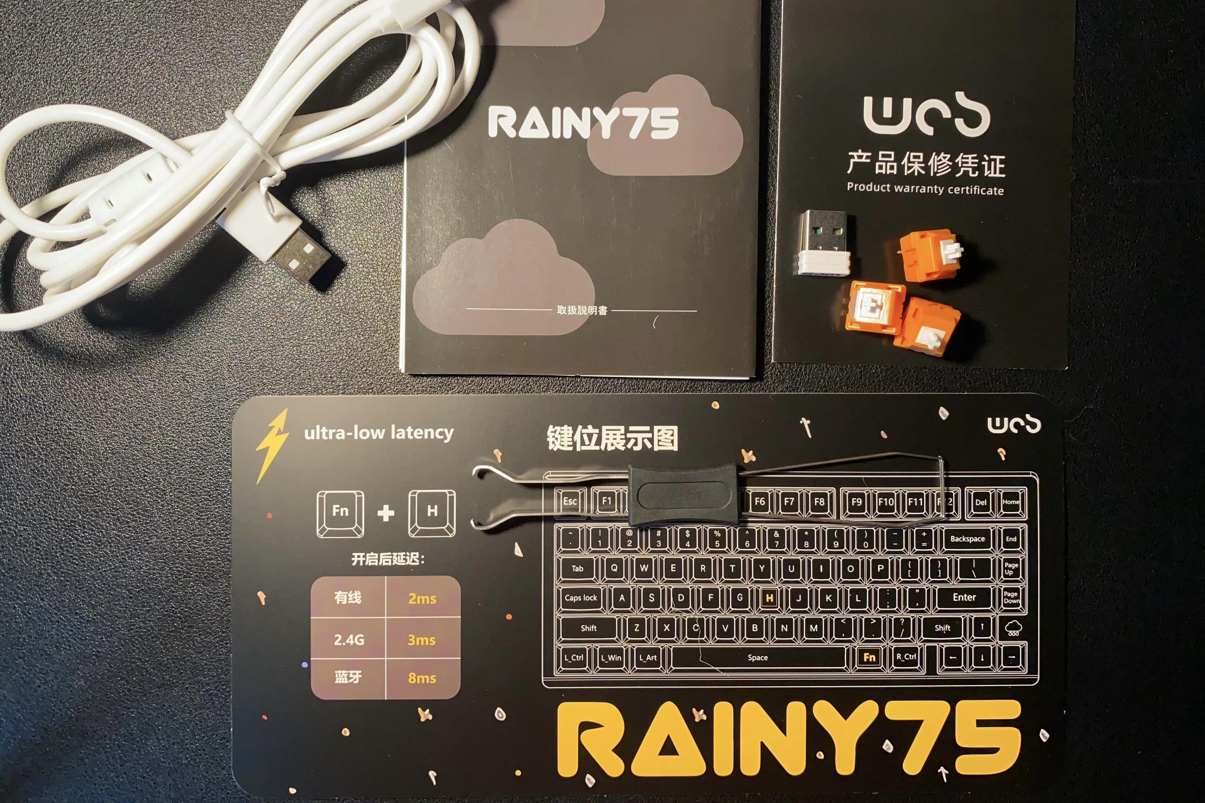 Rainy75 Pro Orange&Black レビュー｜“コトコト系キーボード”の最高峰