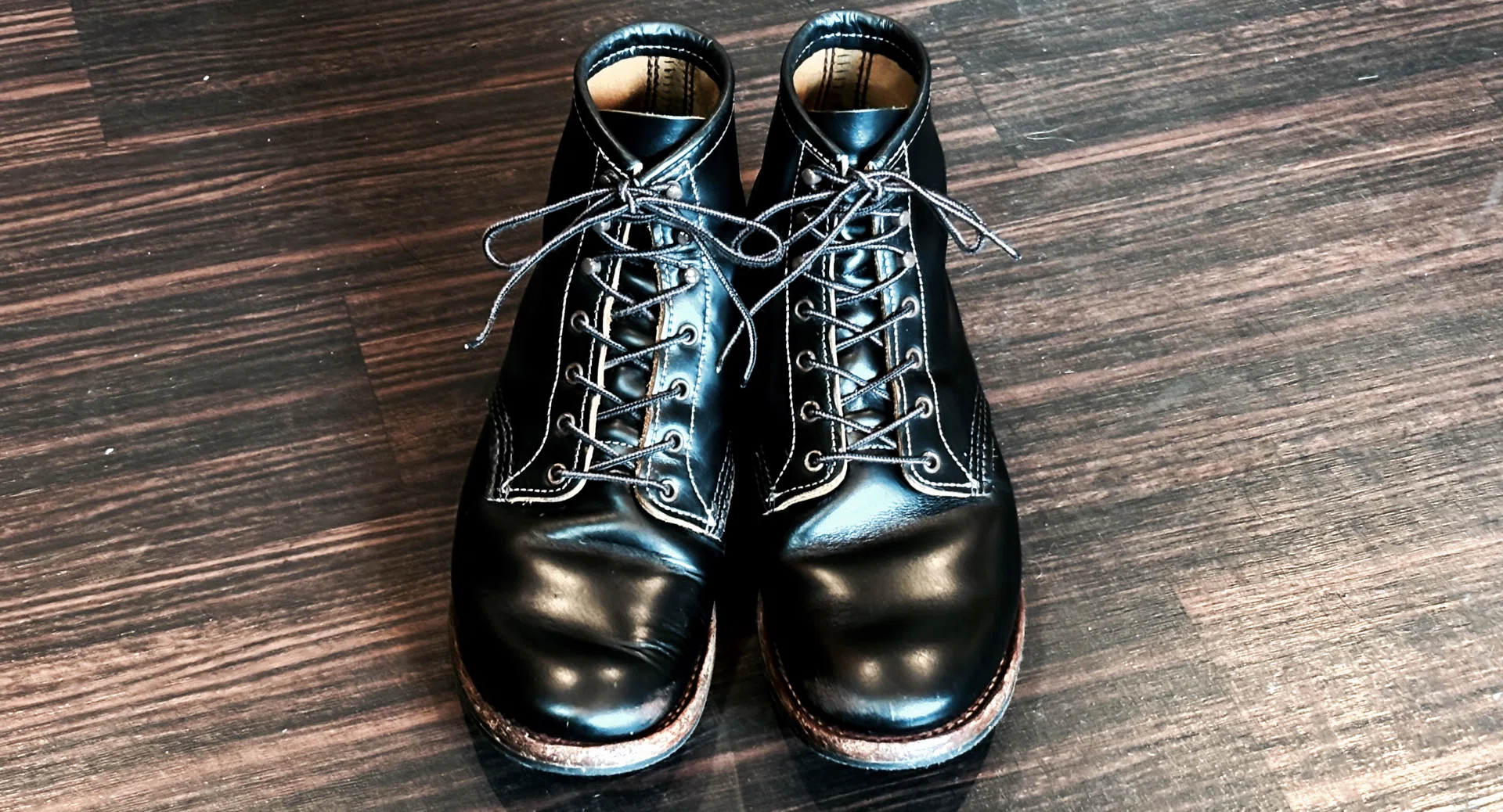ブラック フラットミュール 36 RED WING ｜400日履いたベックマンフラットボックスのエイジング｜GOOD