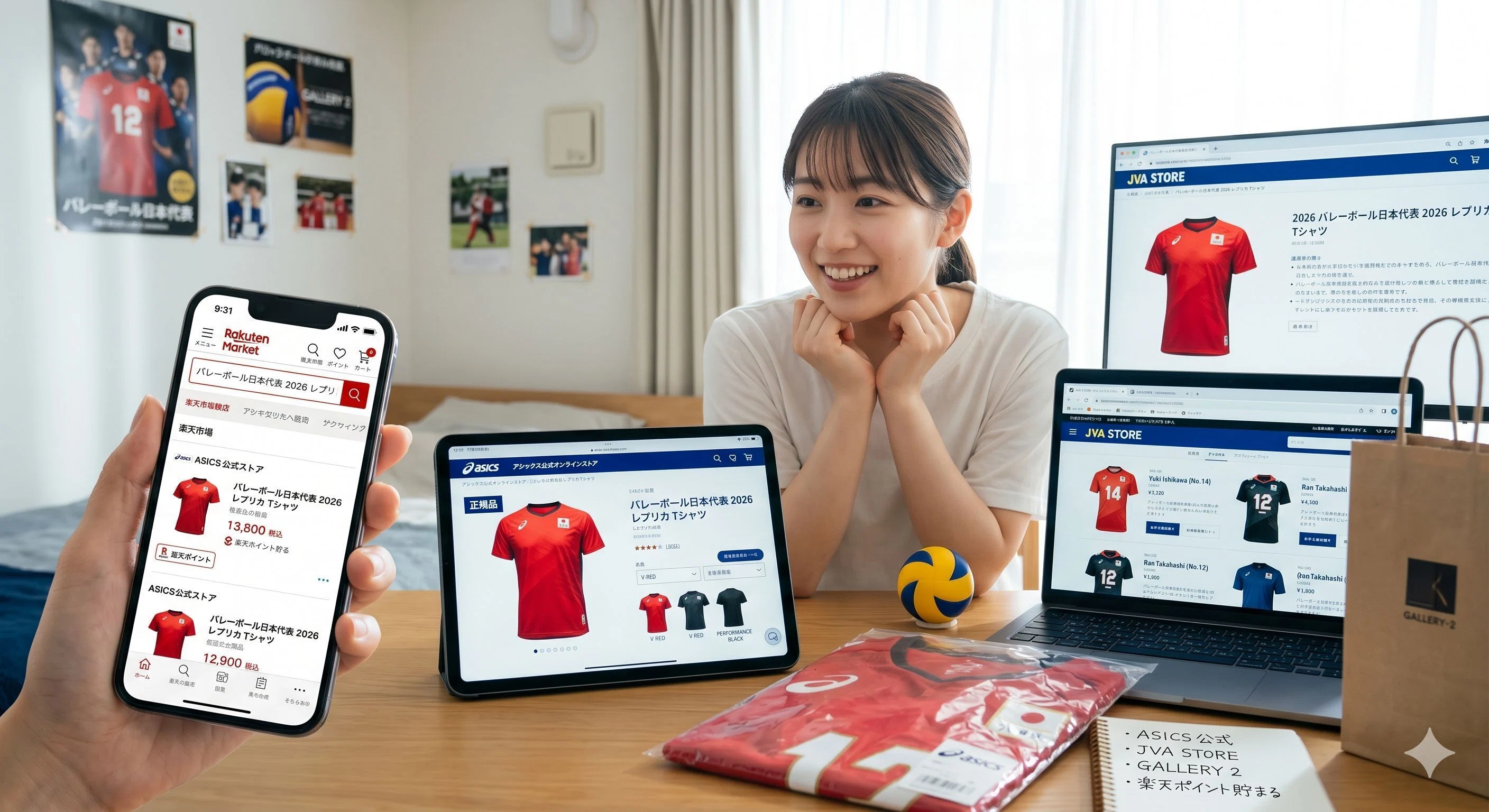 2026】バレーボール男子日本代表 レプリカTシャツはどこで買える？推し