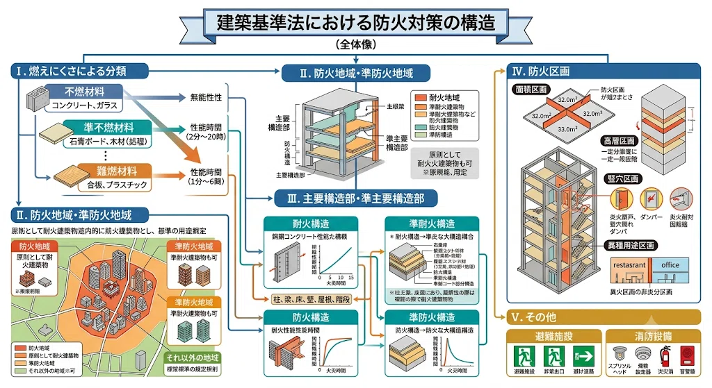 476.防災×教養】消防関連の法体系を学ぶ⑥：建築基準法（個々の建物の