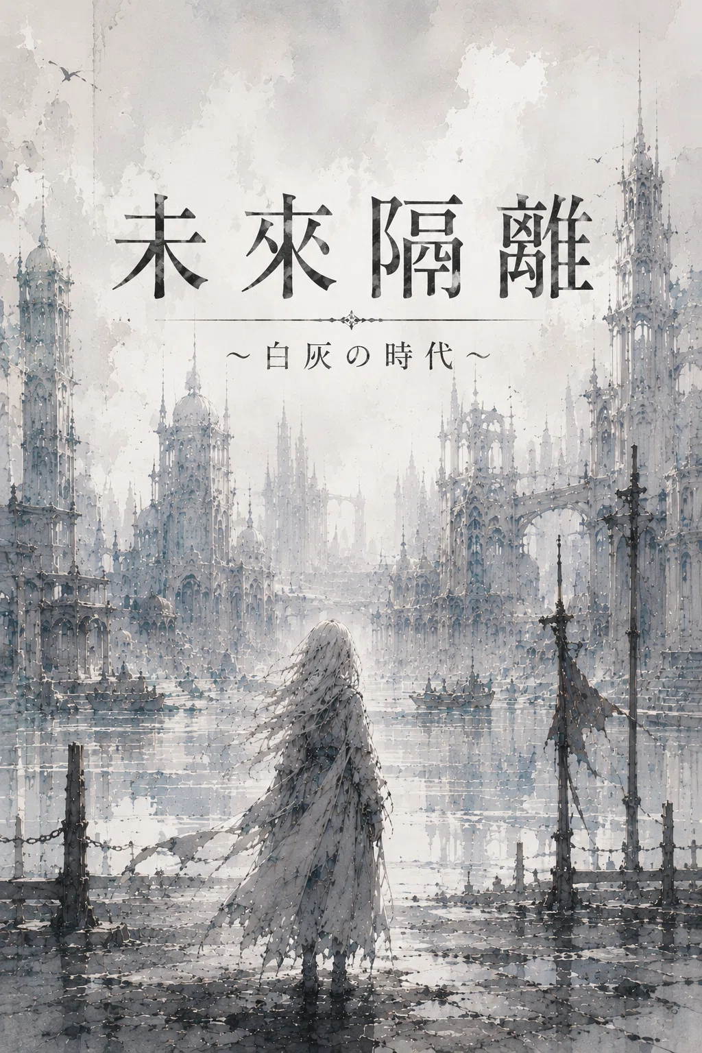 未來隔離〜白灰の時代〜』コンセプトアート①（原案）｜KeNsHi