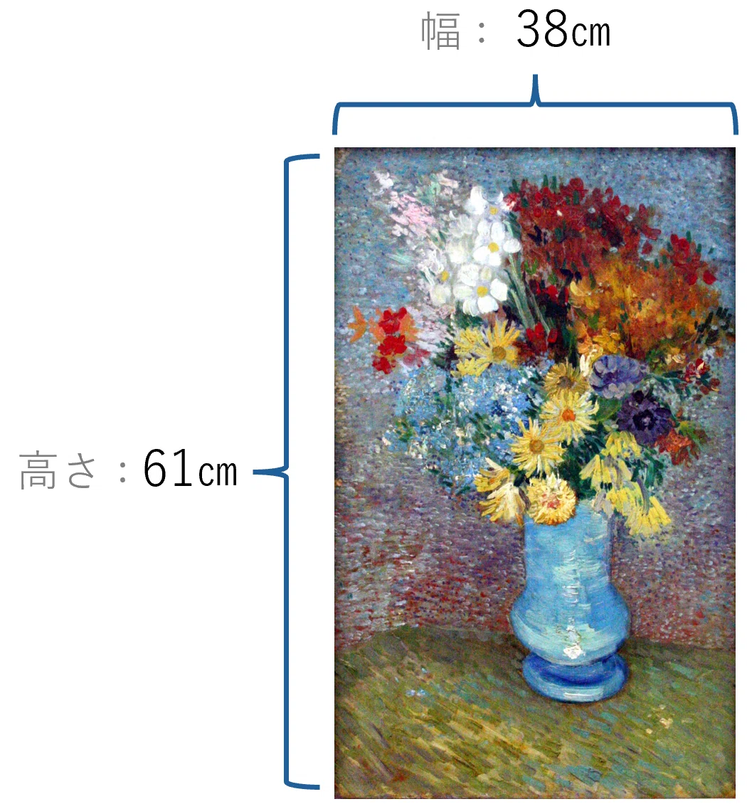 大ゴッホ展」出品作⑯ ゴッホ《青い花瓶の花》1887年6月頃｜美術史