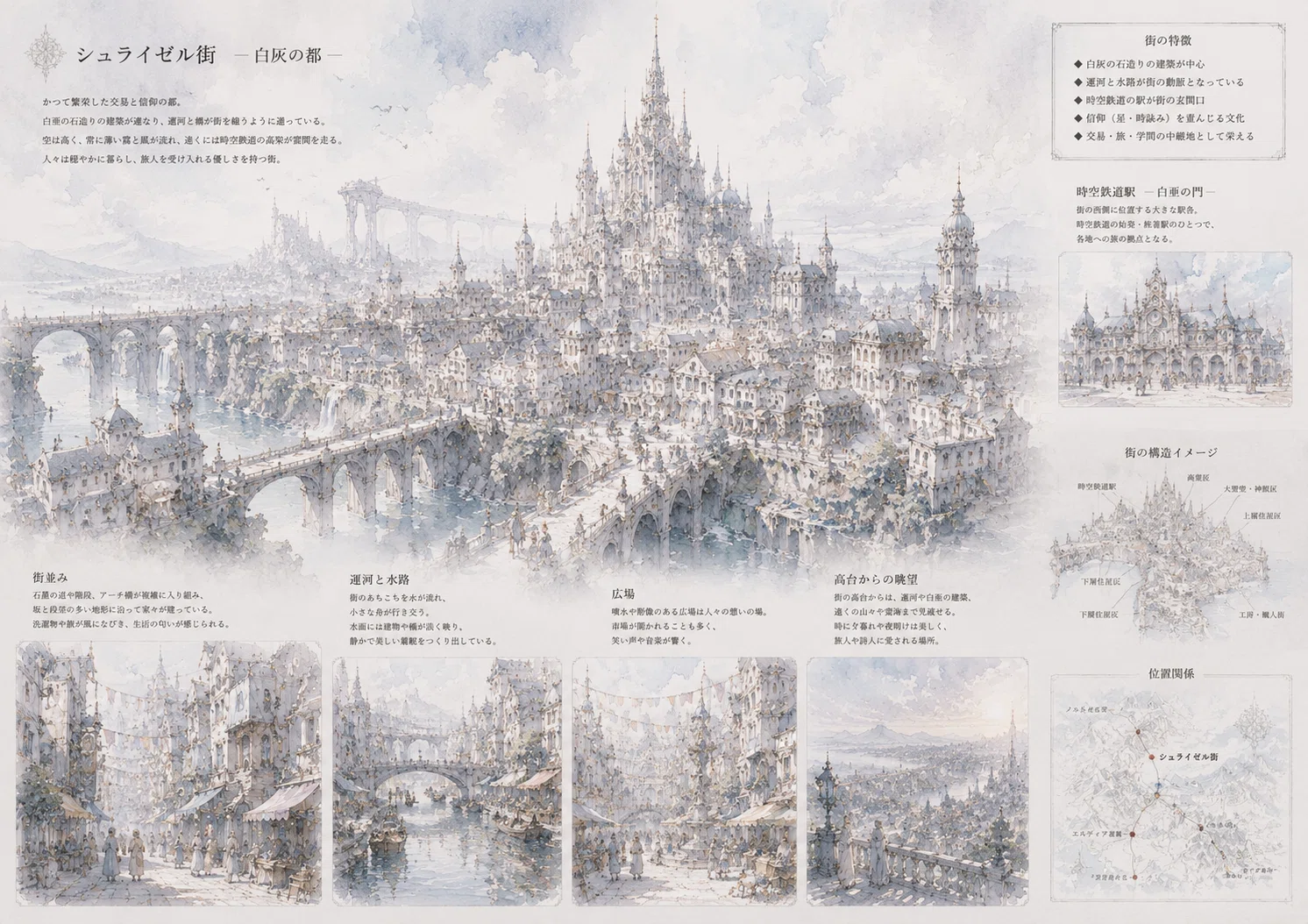 未來隔離〜白灰の時代〜』コンセプトアート②（本作品一部と原案公開