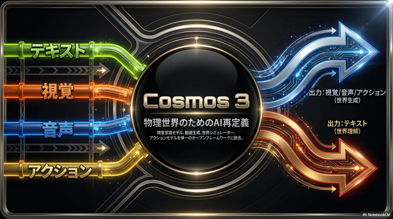 NVIDIA Cosmos 3：物理AIの未来を切り拓く世界モデルの全貌｜ゆいまる