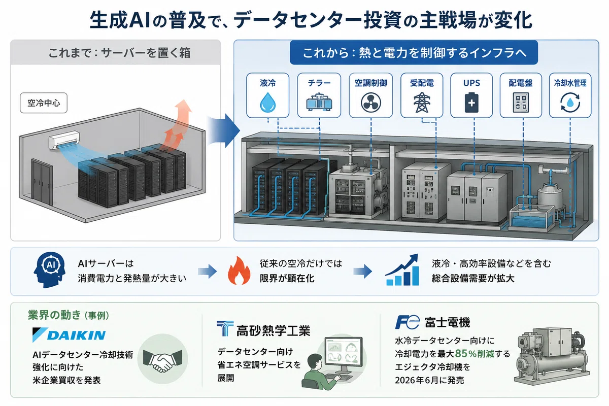 最新の半導体冷却技術を搭載し超冷感 保存版】データセンター冷却バブルで先回り買いしたい厳選20銘柄。空調