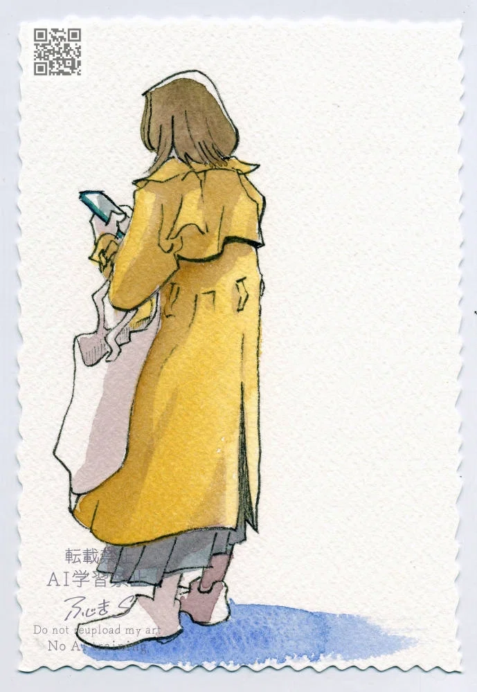 プリマヴェーラ　ジャンゴ　スケッチ原画 スケッチ原画（ポストカードサイズ）見本｜神田川グフ