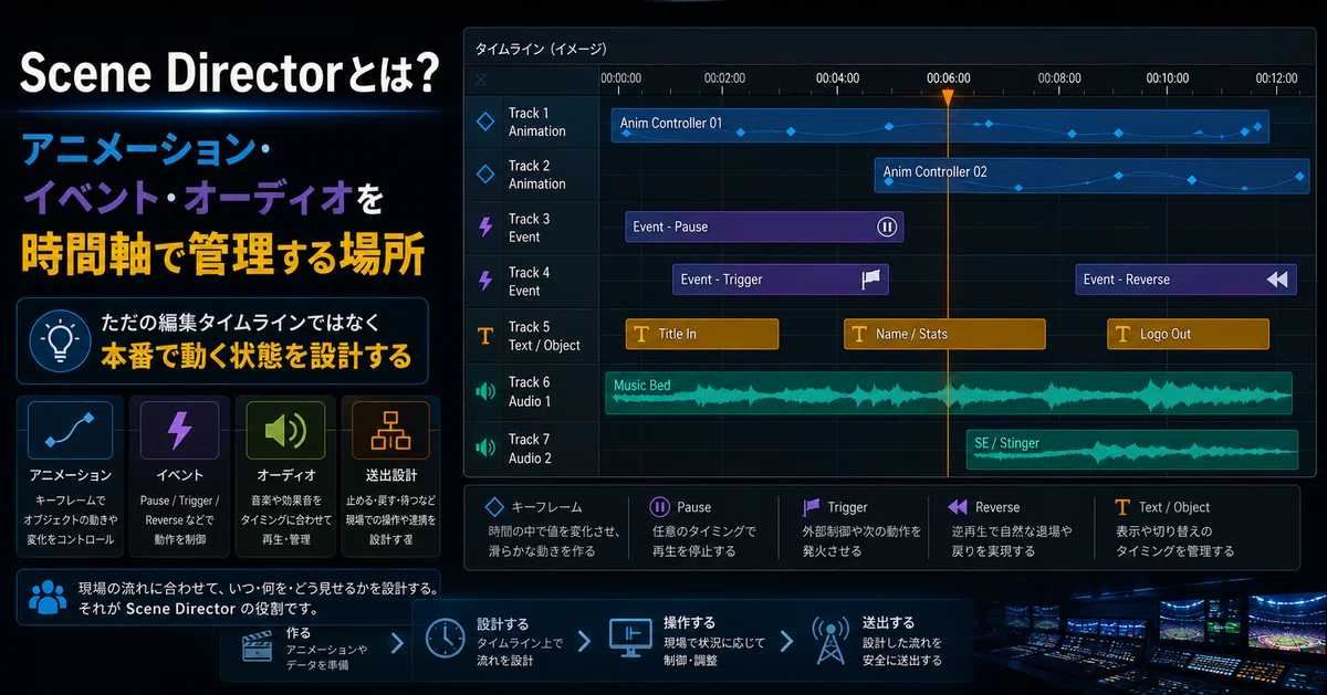 XPression's Scene Director is not just a place to put animations, but a ...