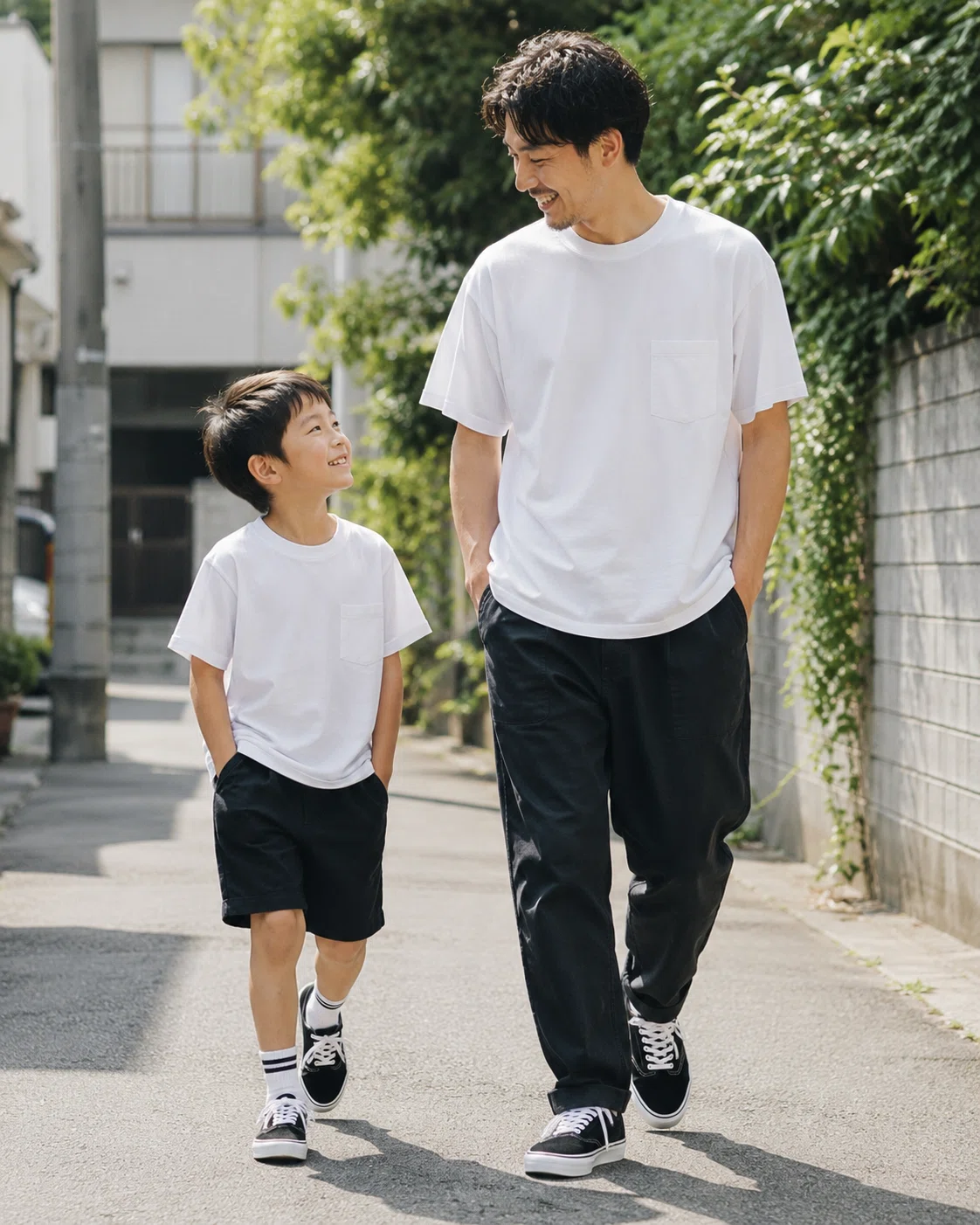 父と息子、二世代で“同じ名作”を履くという贈り物。サイズ違いのリンク