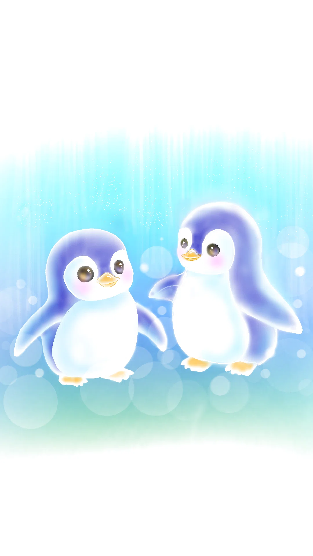 ペンギンって可愛いと思いませんか❓デジタルとアナログ描き比べ｜に