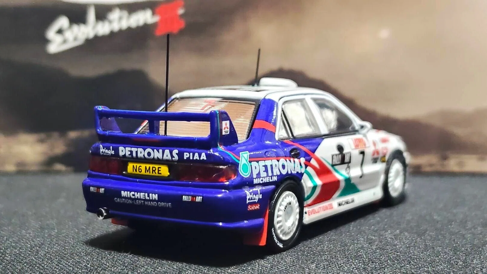 INNO64 1/64 Mitsubishi LANCER EVOLUTION III #7 Australia Rally