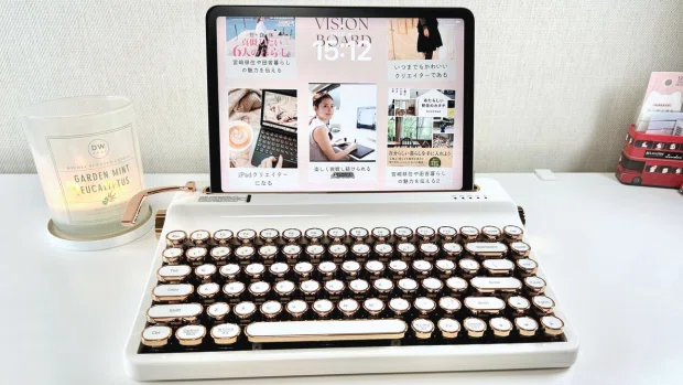 かわいいだけじゃなかった♡ Yunziiタイプライター風キーボードを
