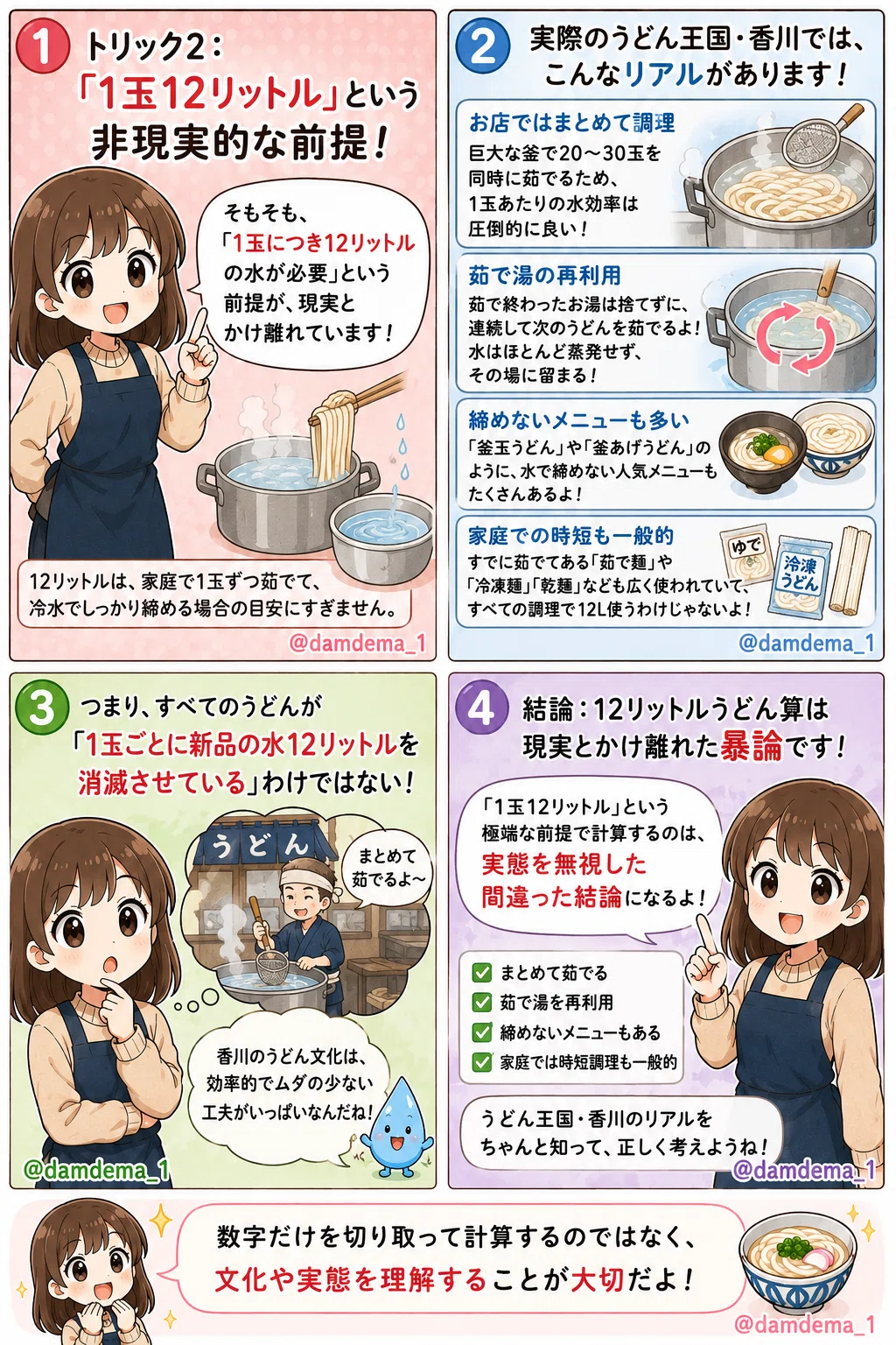 ファクトチェック】「香川県民がうどんを食べすぎるから渇水になる」説