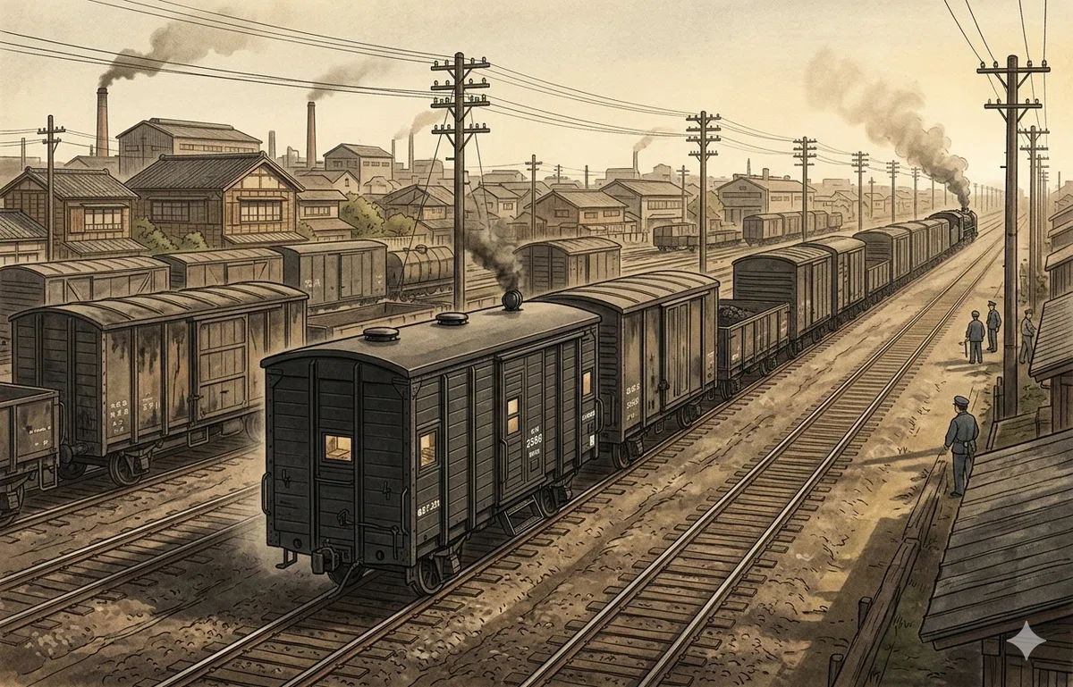 貨物輸送今昔 第24話 闇夜に消えゆく赤いテールランプ。昭和の貨物列車