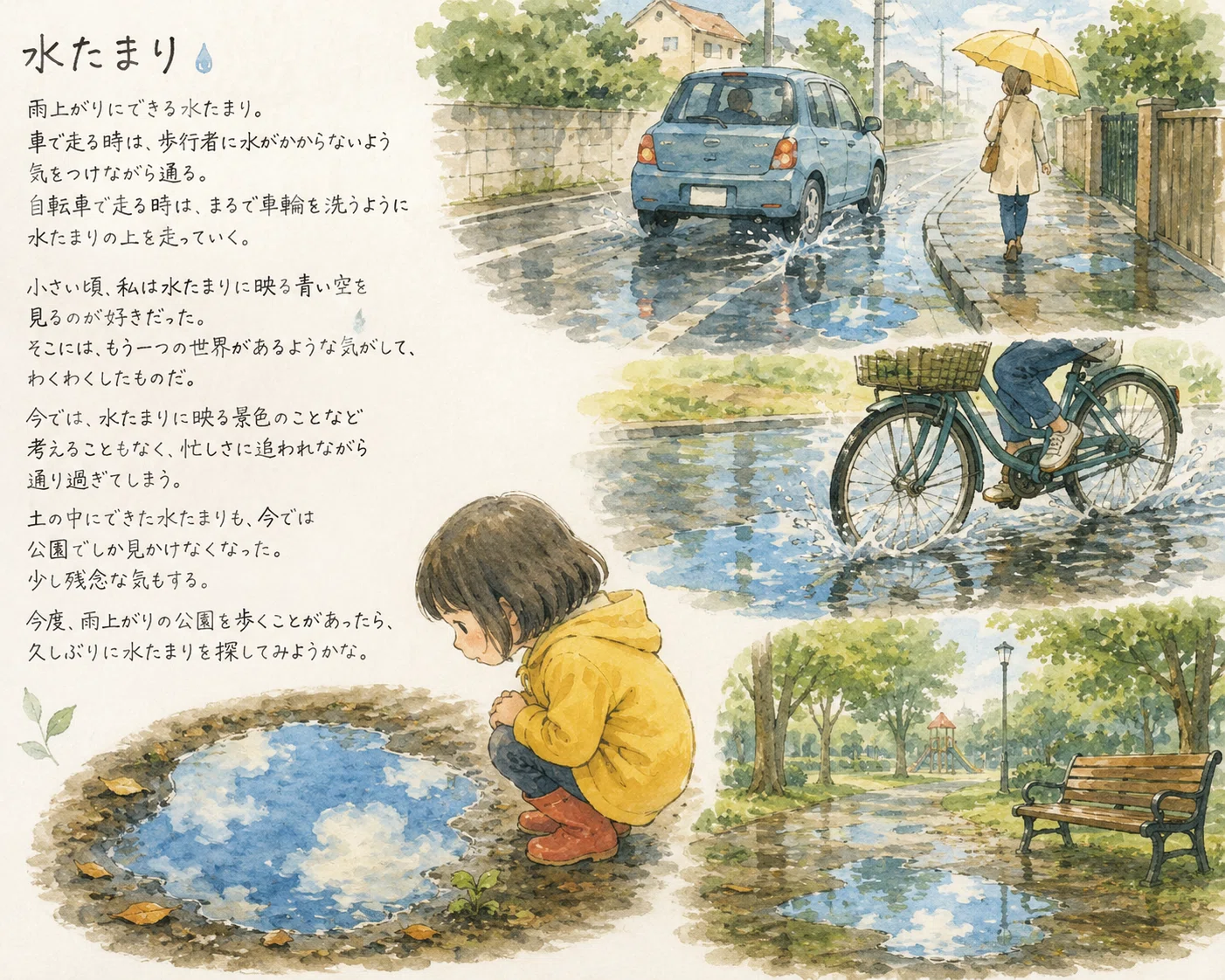 水たまり｜片桐 みかん