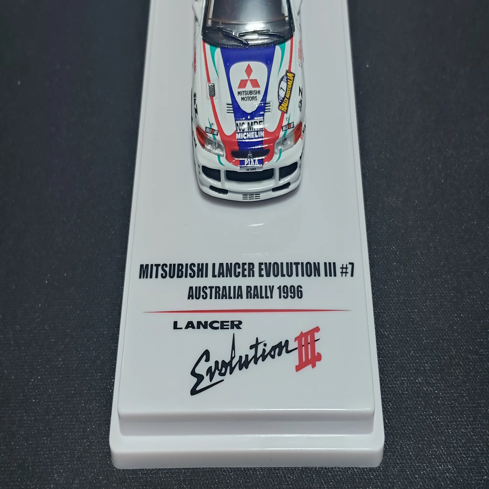 INNO64 1/64 Mitsubishi LANCER EVOLUTION III #7 Australia Rally 