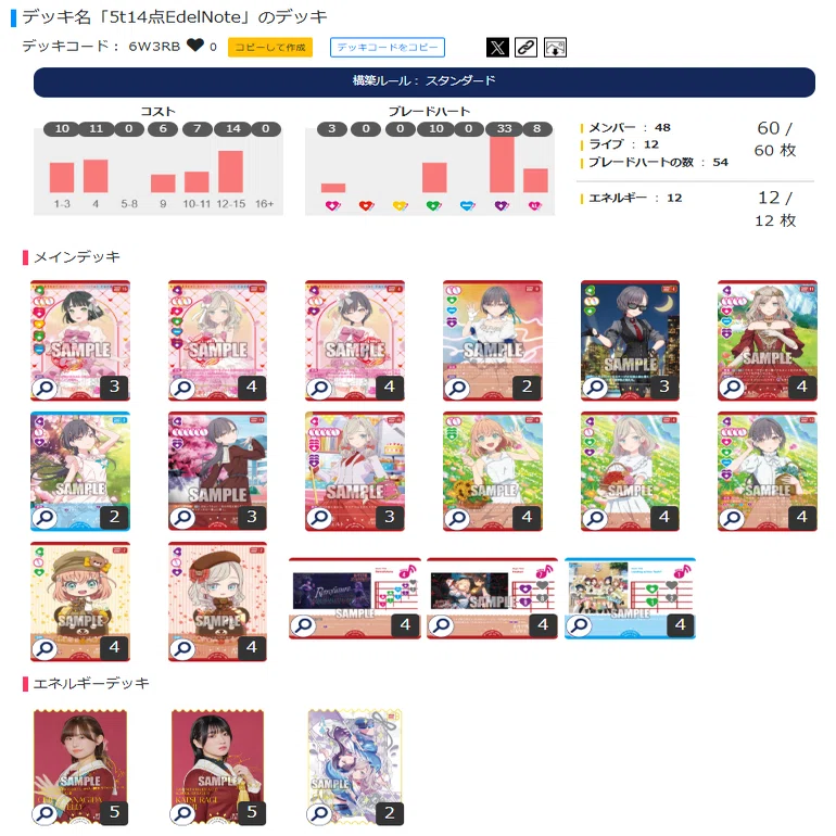 ラブカ】自認泉によるEdel Noteのデッキ紹介＆解説 #4【やあ】｜ザカ