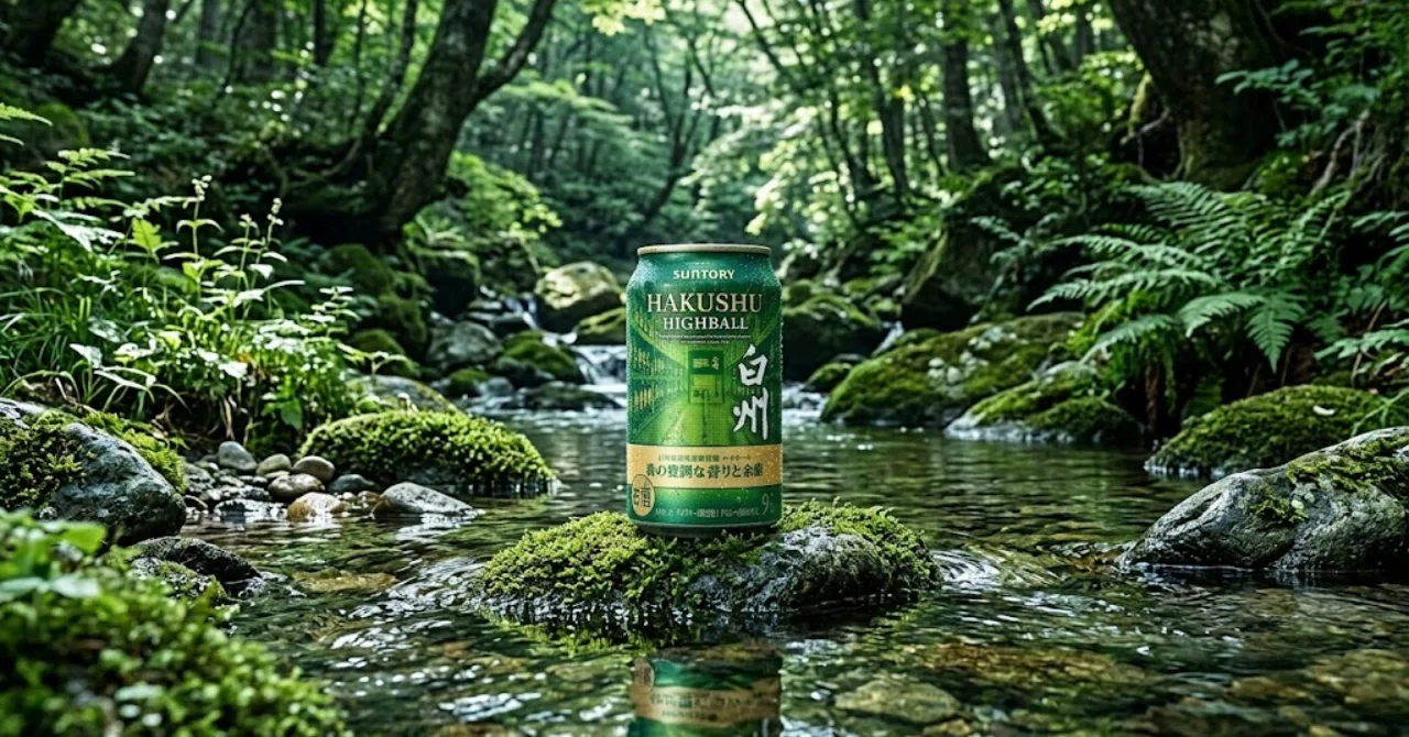 さいたま犬　食品サンプル　持ち上げハイボール　白州 ウイスキーレビュー】まもなく発売の「白州ハイボール缶」に備えよ
