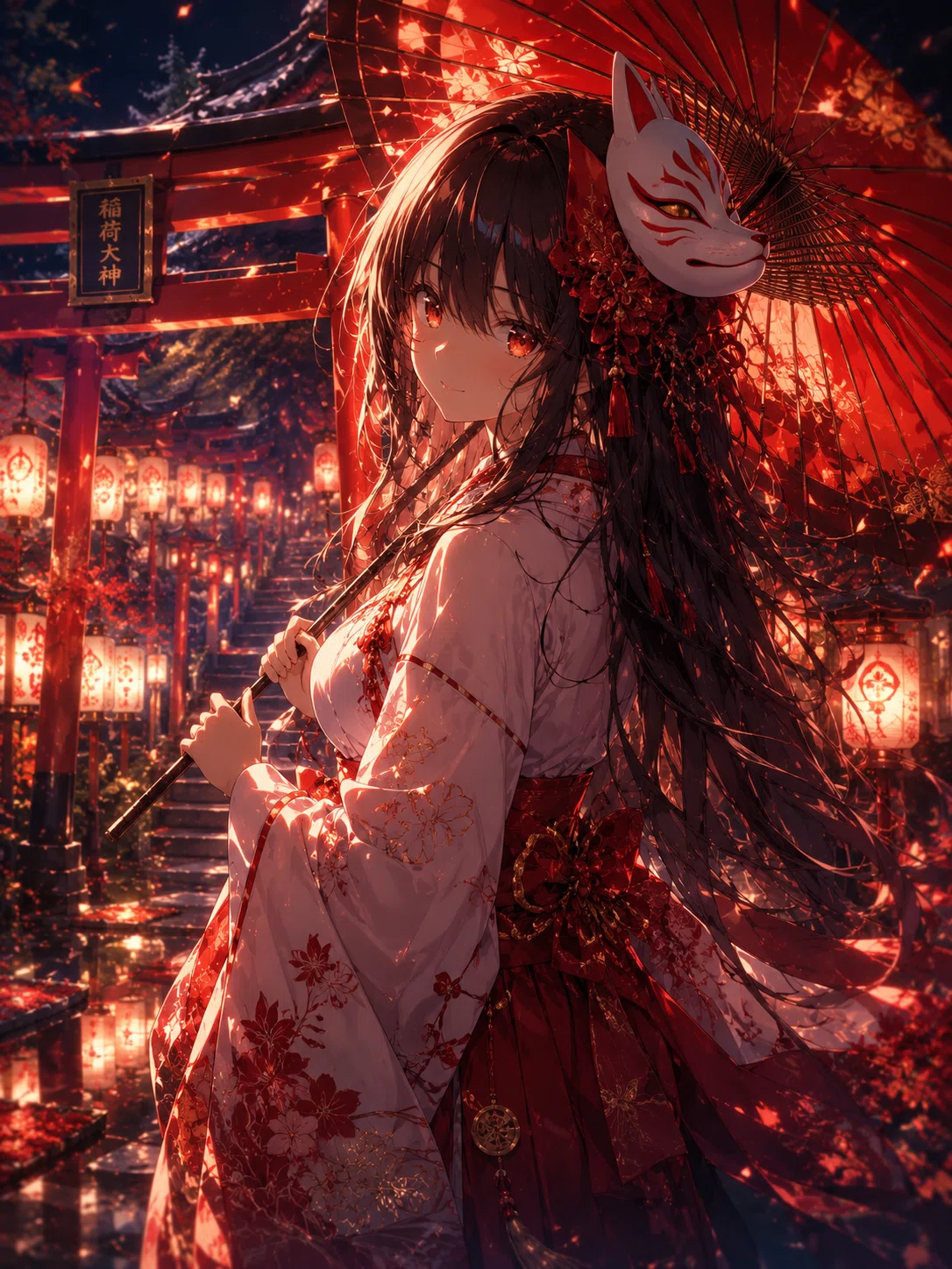 ケーススタディ Vol.8「和風 × 神社 × 幻想的ライティング」｜HIFUMI