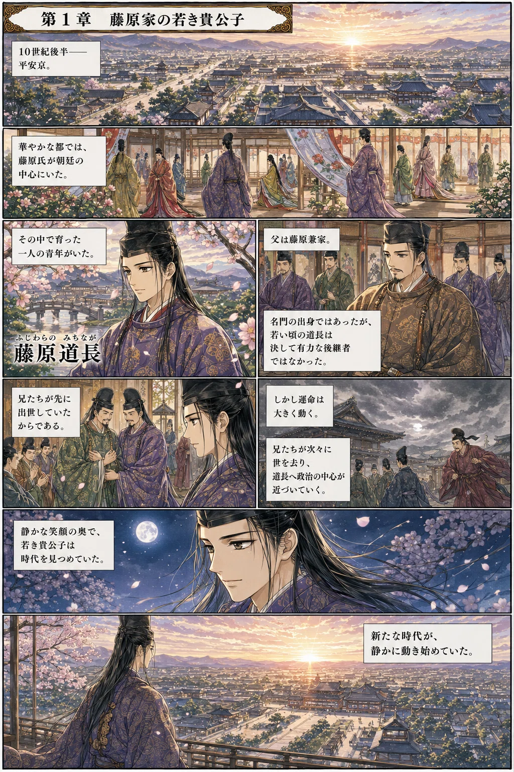 物語・藤原道長｜Ryoji M. @物語・イラスト