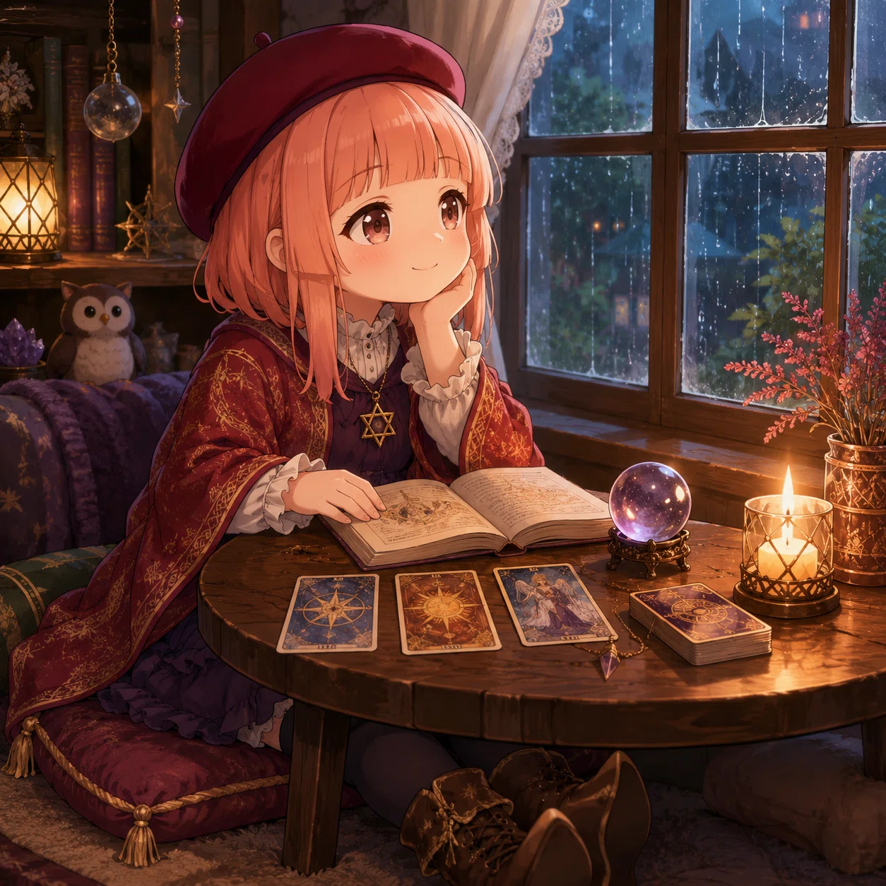 新感覚・三択占い】えなじぃ星日記✨と魔法の三つ道具 │雨の日のごき