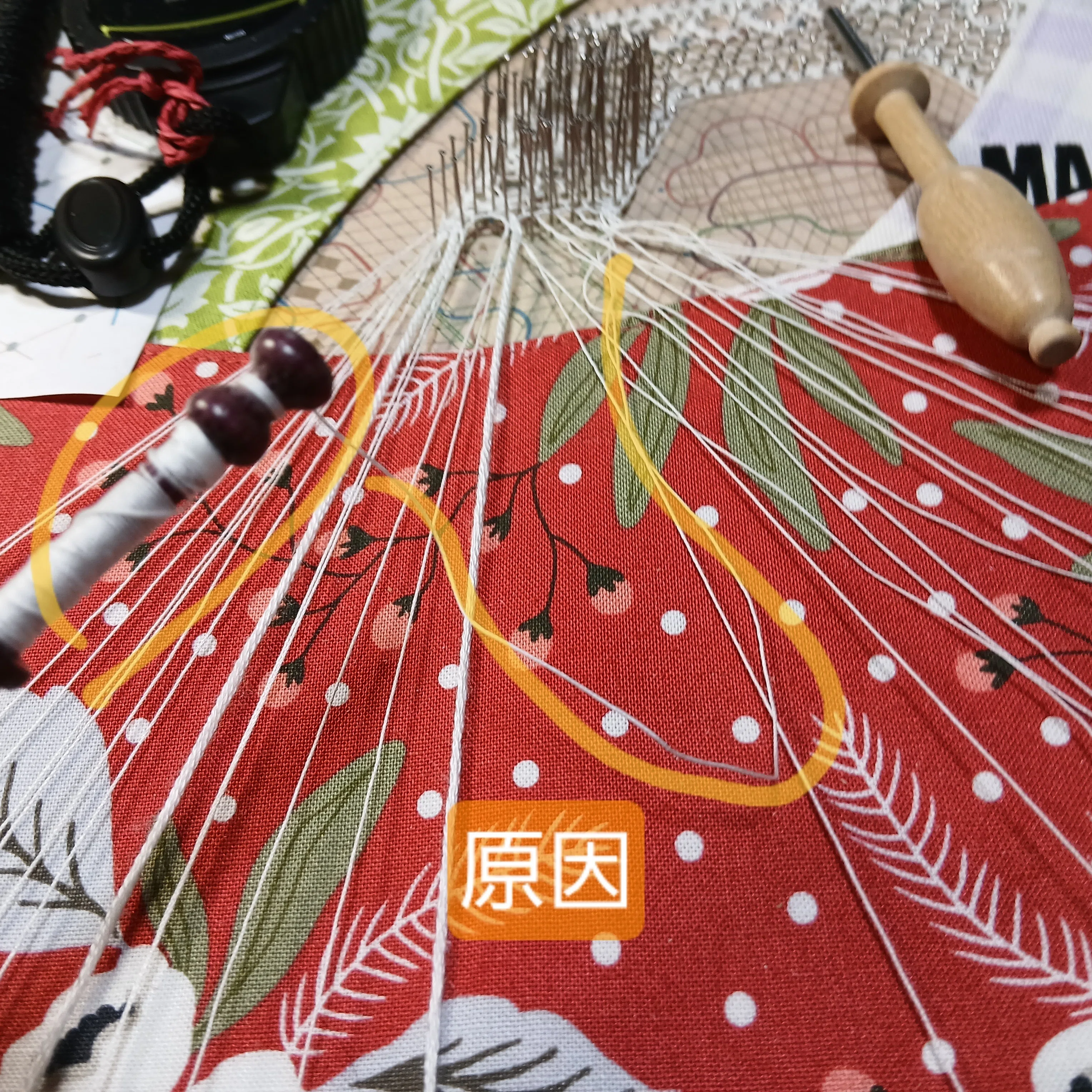 久しぶりにボビンレースを織ってみる&所有アンティークレースの1部｜愛