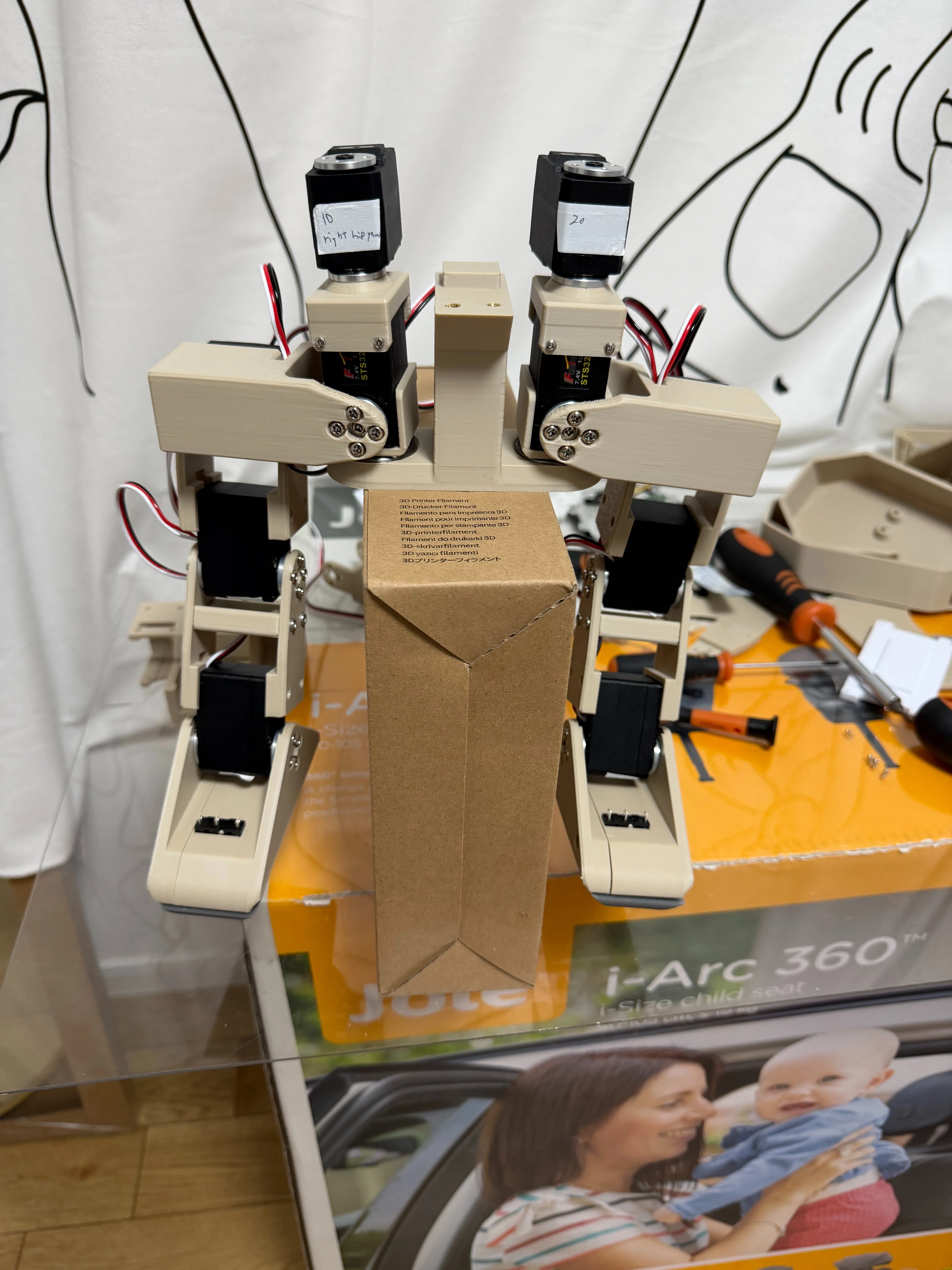 子守りロボット ピコちゃんの制作日記（2）ハードウェア編 ~Open Duck