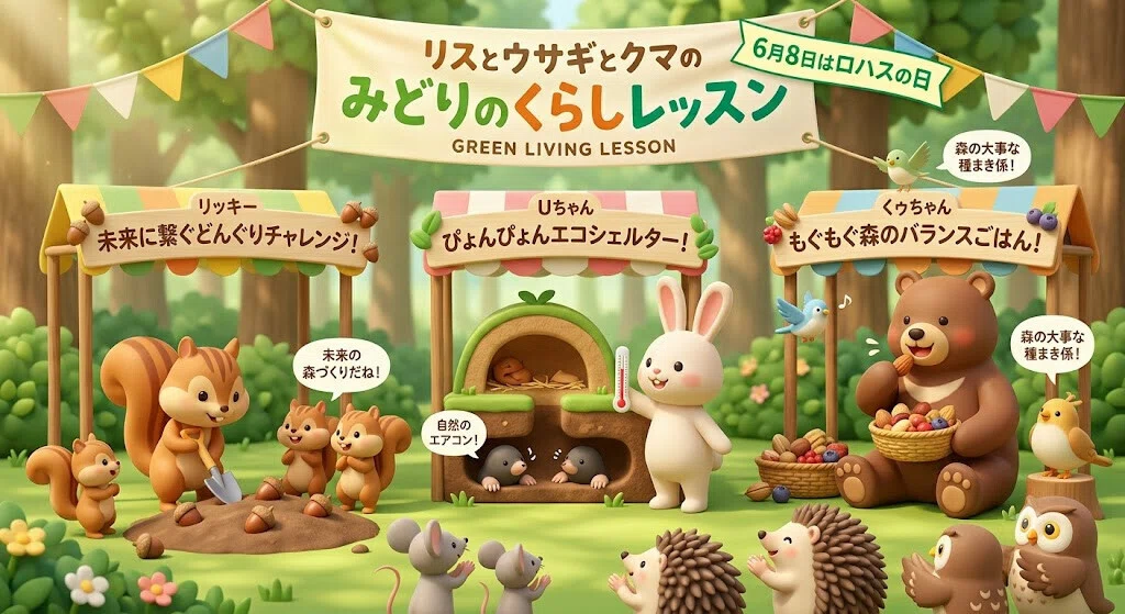 1年の進化 第225話 森の仲間と「めめフェス」 6月7日
