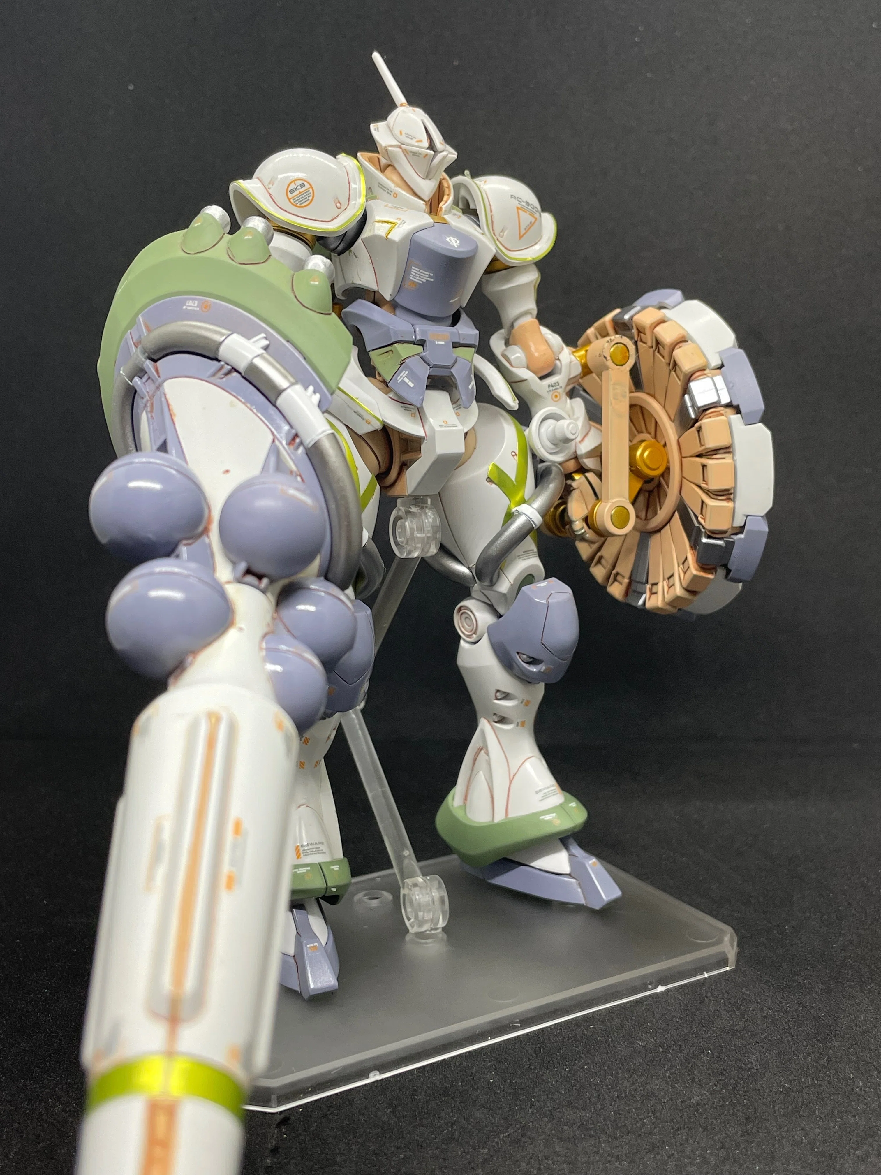 1/144エクザベ専用ギャン(GQ版)をつくってみた｜こねこなめこ