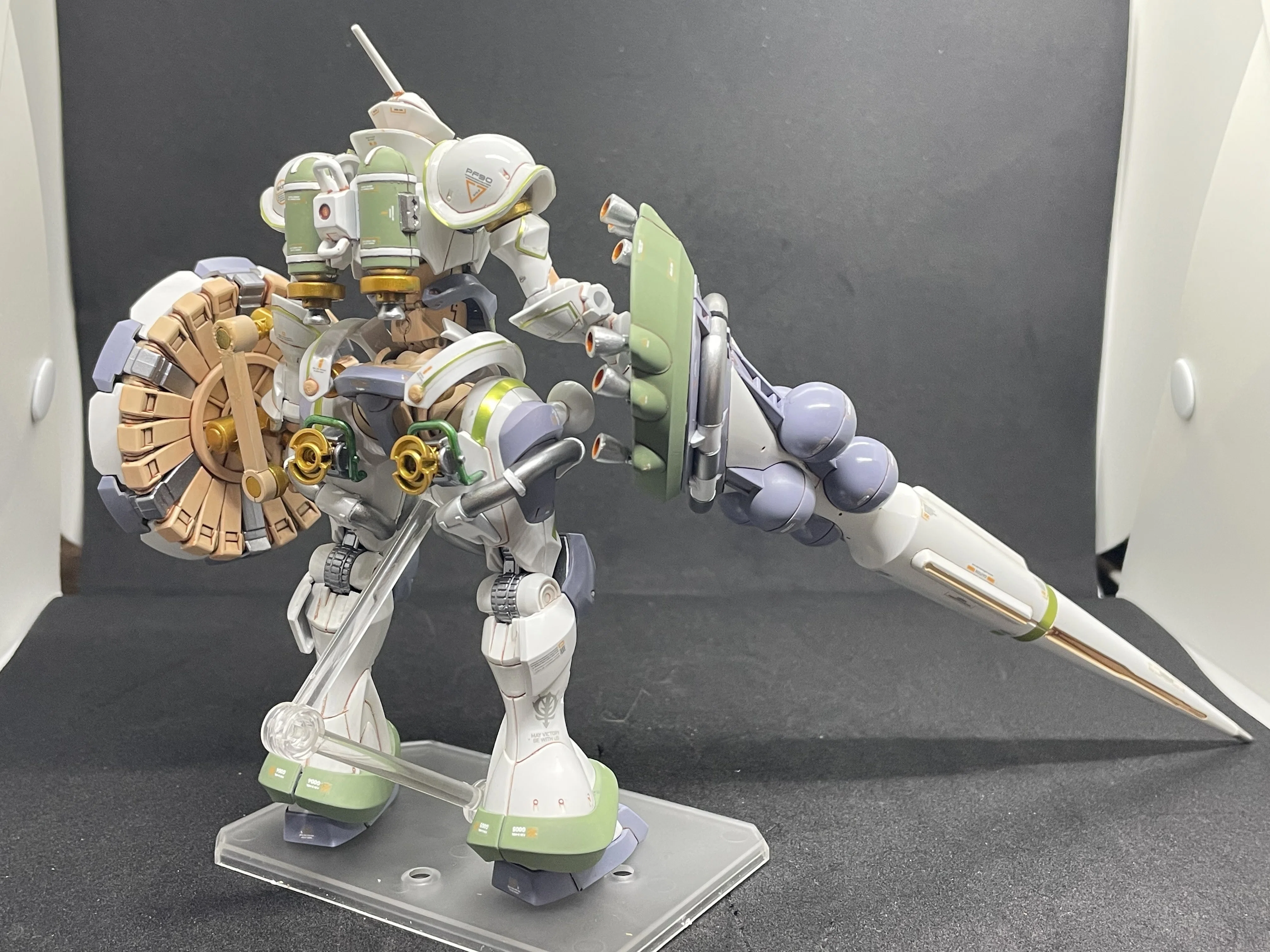 1/144エクザベ専用ギャン(GQ版)をつくってみた｜こねこなめこ