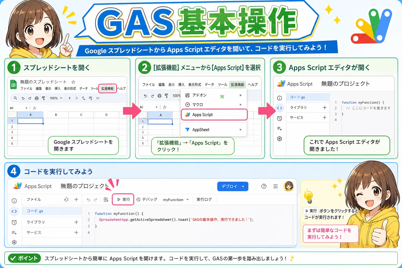 Google Apps Script×AIで業務を自動化——スプレッドシートをChatGPTで
