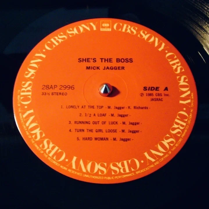 レコード棚を総浚い #166 『Mick Jagger / She's The Boss』｜Girasole